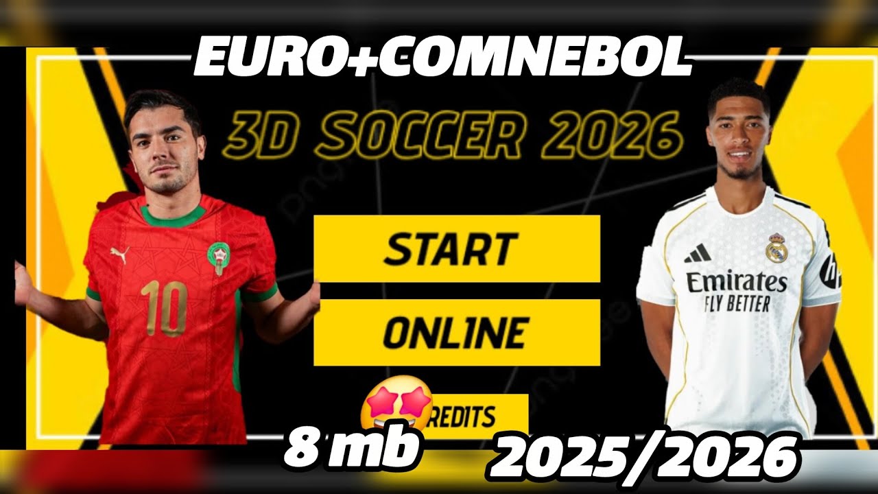 Lts gooo! 3d soccer 2026 🤩🤩 UEFA×COMNEBALL 