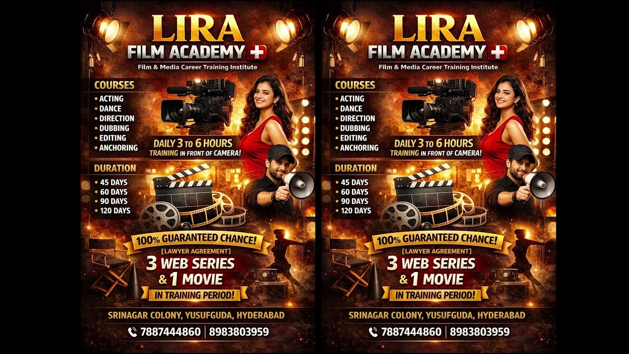 BEST ACTING SCHOOL IN HYDERABAD, 100% Guarentee Chance.CINIMA CHANCE .acting school in hyderabad