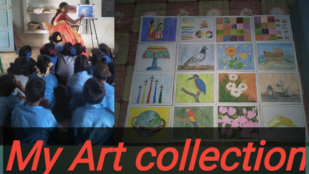 I Show you all My Art collection pics (Art) YouTube