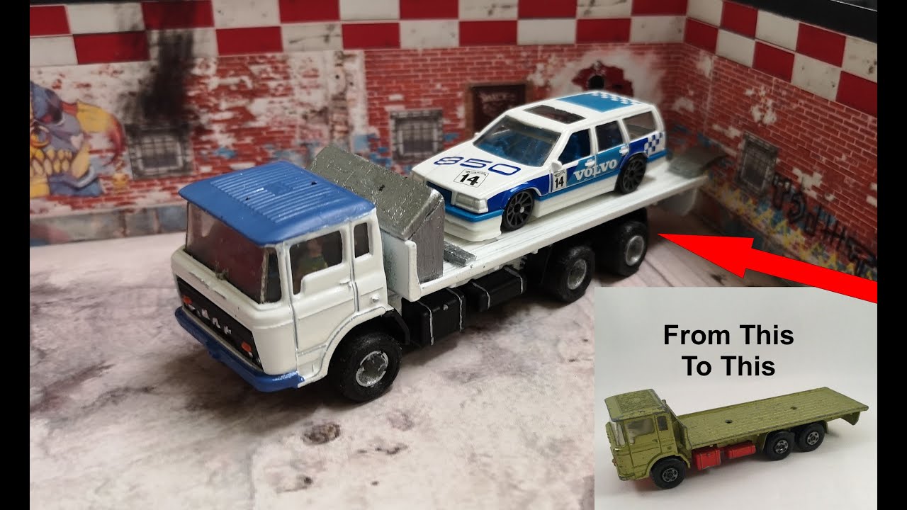 Vintage 1971 Matchbox Super Kings DAF Truck K-13/20