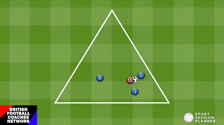 3v1 Triangle Rondo | Football Passing Drill