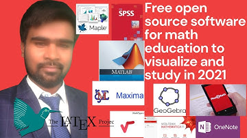 Free open source software for math education to visualize and study in 2021