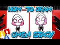 How to draw gwen stacy spidergwen