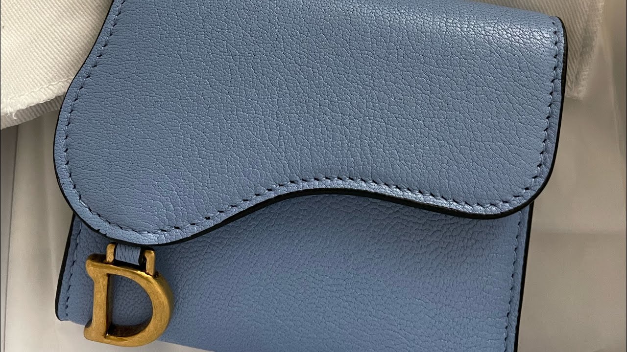 Unboxing Dior - Saddle Wallet 2021 Cruise collection￼