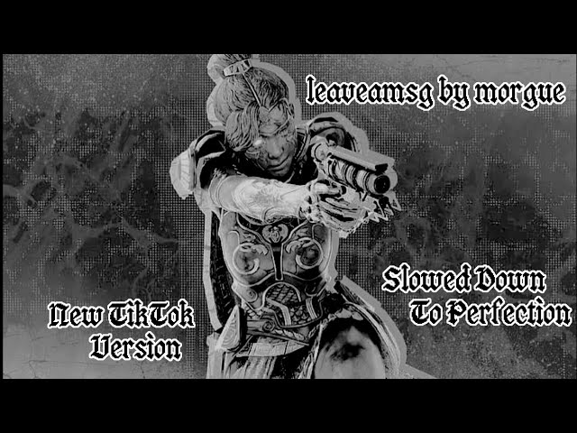leaveamsg by morgue / slowed down to perfection - new tiktok version