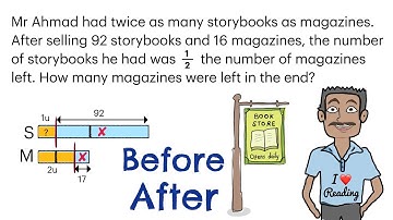 P5/6 Before-After Word Problems with Bar Model (Part 2)