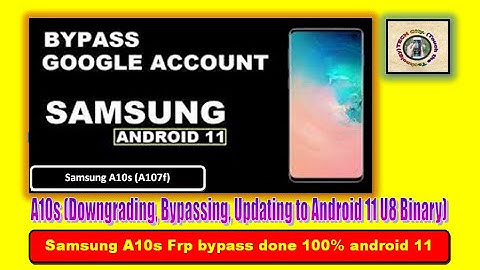 Samsung A10s (A107f) Frp bypass done 100% android 11 U8 Binary | Hindi/Urdu | TECH City