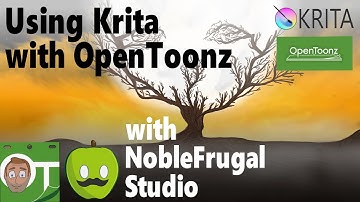 Using Krita with OpenToonz - Featuring NobleFrugal Studio