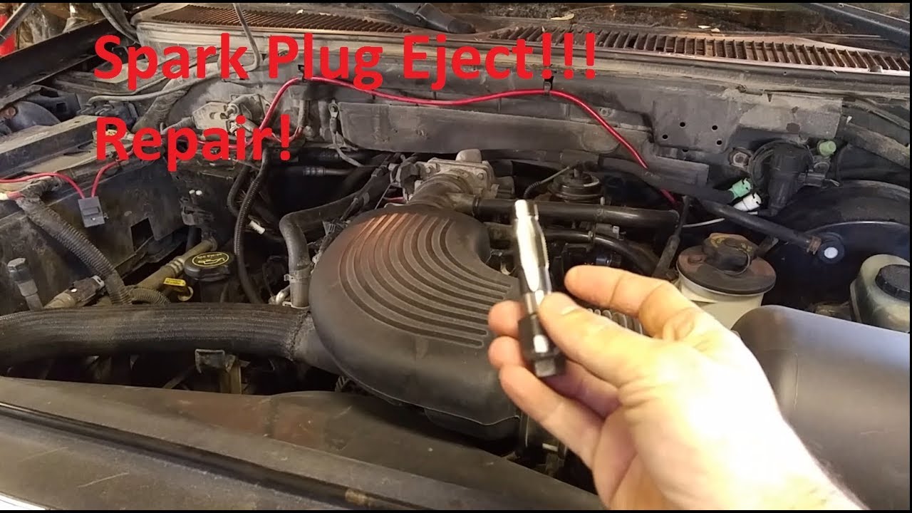 Ford 5.4\4.6 2v Spark Plug Eject Repair, Threaded Insert - YouTube
