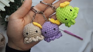 كروشيه اخطبوط صغير بطريقة سهلة جدا للمبتدئينcrochet octopus pattern