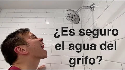 ¿Es seguro beber agua del grifo lechosa?