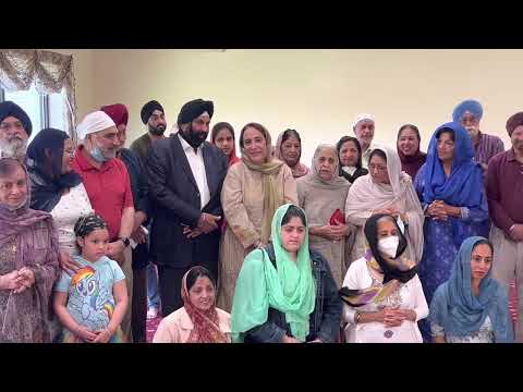 Surinder Singh Kandhari of Dubai Guru Nanak Darbar visiting GGSF