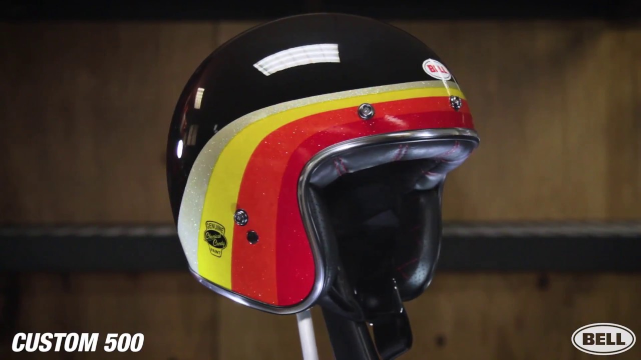 Bell Custom 500 Helmet - motocycler.com - YouTube