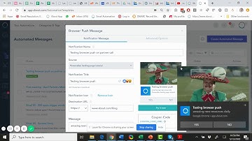 Create Web push campaigns in under 5 minutes