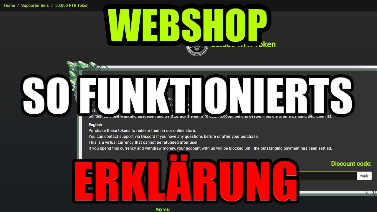 RTR Ark Webshop | FULL ERSPIELBAR | Erklärung!