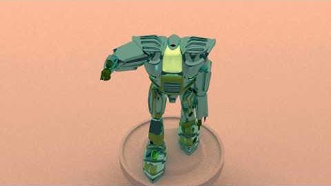 blender 3d mech animation test