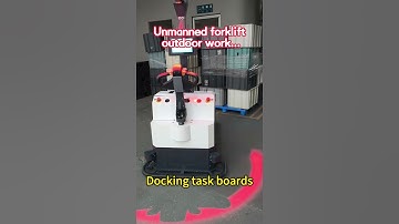 Unmanned forklifts that can be used both indoors and outdoors#robots    #robotics     #reemanrobot
