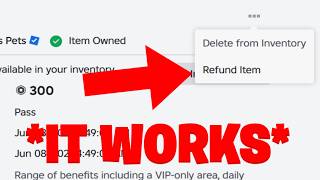How To REFUND GAMEPASSES on ROBLOX! (2026) - Get Your Robux Back