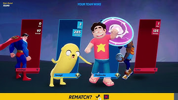 MultiVersus July 2022 open beta Jake/Steven Universe vs Superman/LeBron James best of 3