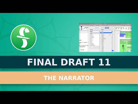 Let Final Draft Read Your Script Back To You - The Narrator