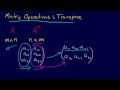 3.1.12-Linear Algebra: Matrix Transpose