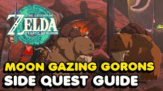 Zelda Tears of The Kingdom - Moon Gazing Gorons Side Quest Walkthrough