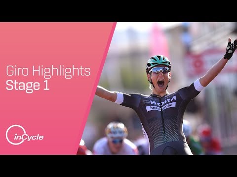 Video: Giro d'Italia 2017: Lukas Postlberger vyhral chaotickú úvodnú etapu neskorým samostatným ťahom