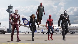 Equipo Iron Man Vs Equipo Cap - Pelea en el Aeropuerto - Capitán América: Civil War CLIP 4K LATINO screenshot 1