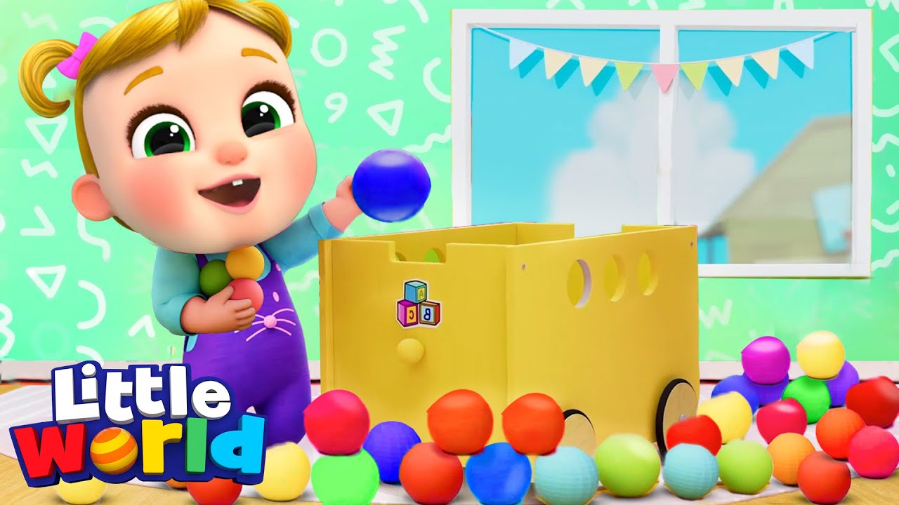 Clean Up Time Song | Little World Kids Songs & Nursery Rhymes