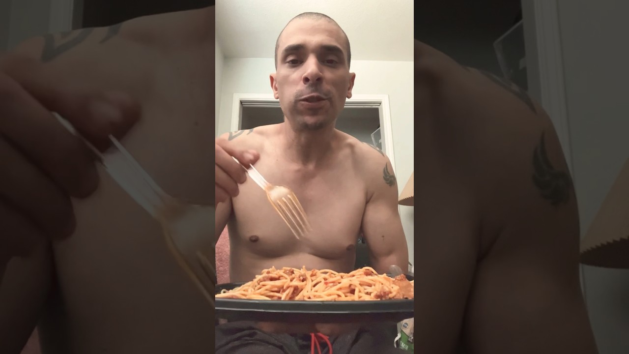 Spaghetti using reggiano brand sauce and pasta