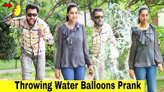 Throwing Ice Water Balloons At Peoples Prank | @HitPranks