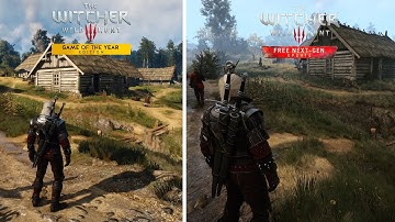 The Witcher 3: Wild Hunt | Original vs. Next-Gen Update | Novigrad  Side by Side Comparison | 4K