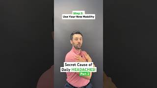 Part 2 of 2 —Could THIS be causing your daily headaches Try this fix! #headache #headacherelief