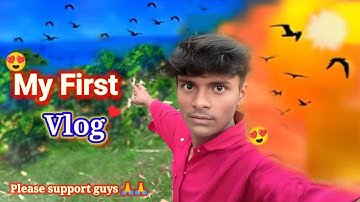 My First Vlog 😂 || My First Vlog Video 2025  | please कोई हमें भी support करो || 😟AnishUP70 
