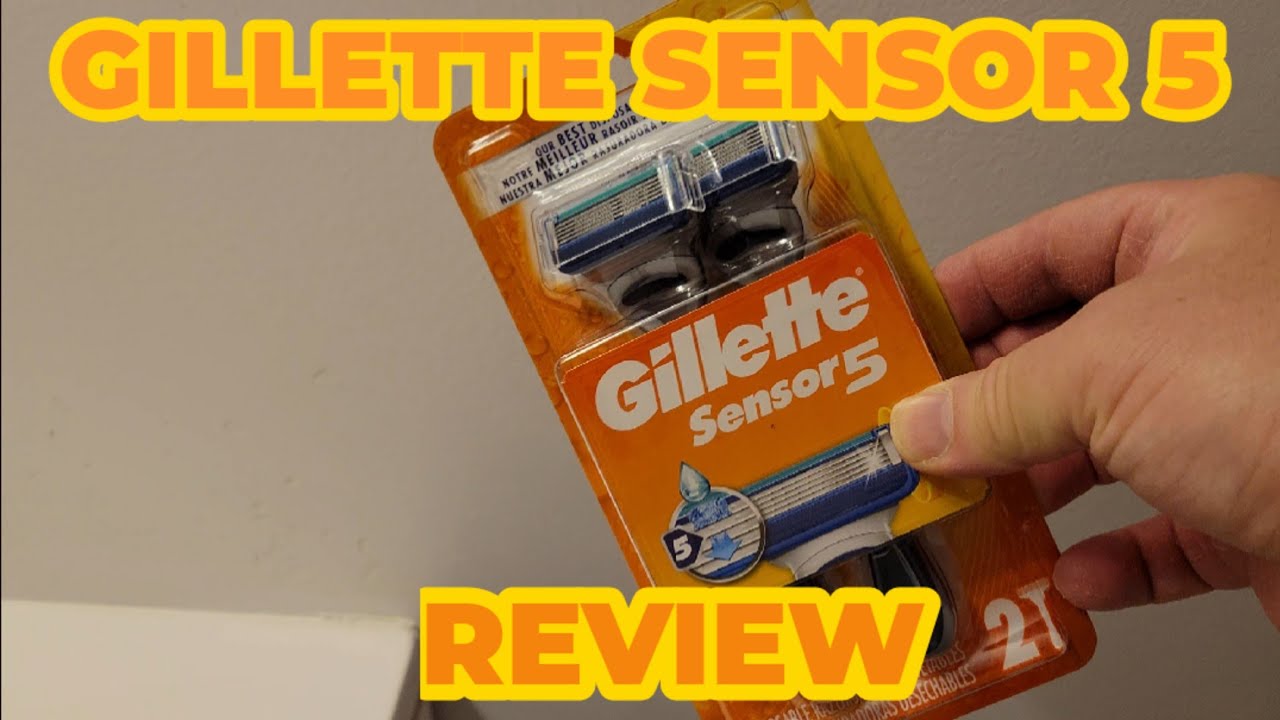 Gillette Sensor 5 Disposable Razor Review - YouTube