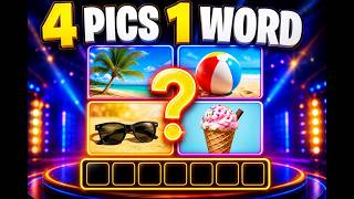 4 Pics 1 Word Quiz | Guess the Word From 4 Pictures! | 40 Questions screenshot 1
