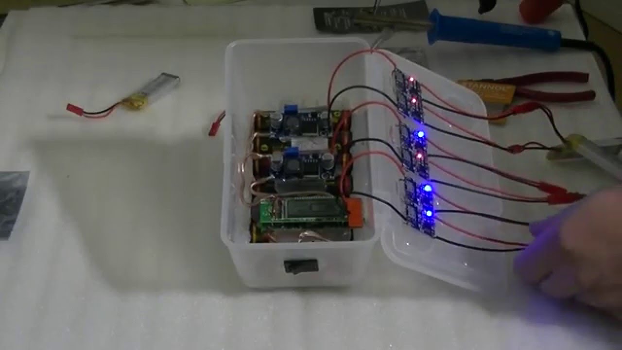 self made mobile charger quadcopter powerbank 20.000 mAh akku YouTube