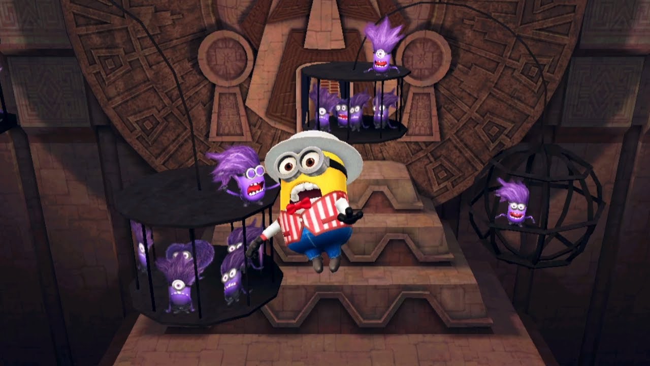 Barker Minion Falls in the EI Macho Stage! Despicable Me Minion Rush Android IOS Gameplay FHD