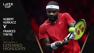 Hubert Hurkacz v Frances Tiafoe Extended Highlights | Laver Cup 2023 Match 7 by Laver Cup 21,575 views 7 months ago 8 minutes, 3 seconds