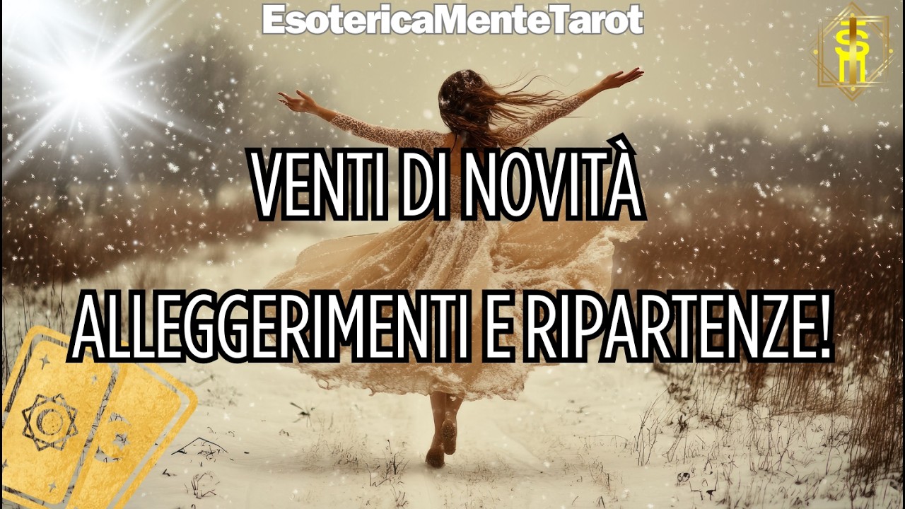 Venti di novità! Alleggerimenti e ripartenze! #tarocchi #tarocchievolutivi #abbondanza