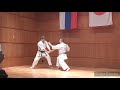 Seisan kata (group) Uechi ryu karate Okikukai Russia / Japanese Embassy in Moscow Russia