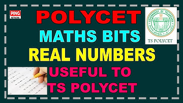 Ts Polycet-2021 || Maths chapter-1 Real numbers bits ||Ts polycet maths bits