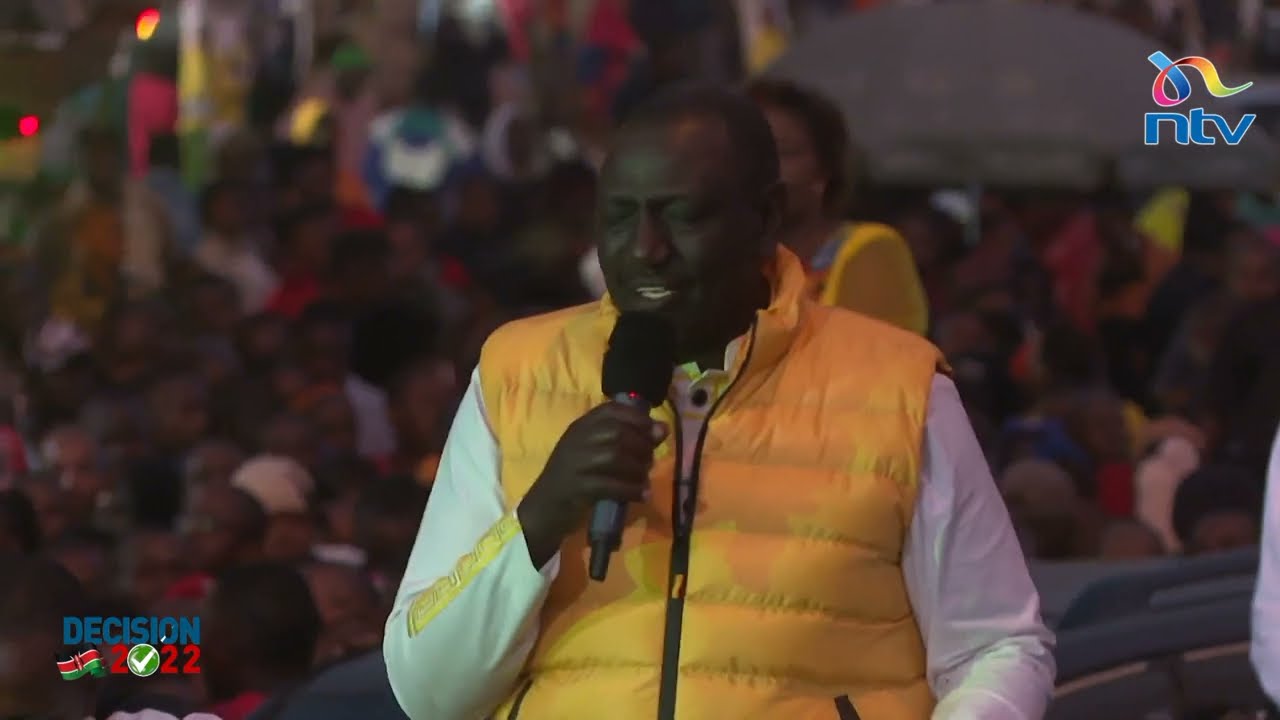 DP Ruto closes Kirigiti rally with a word of prayer