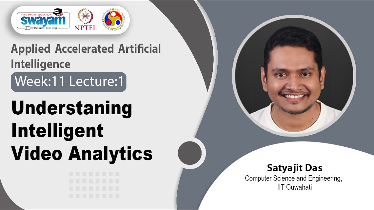 Lec 48: Understaning Intelligent Video Analytics