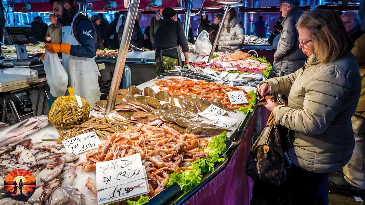VENICE 🇮🇹 Italy - Rialto Fish Market 2026