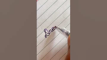 ‘Dream’ in Cursive Writing ✍️ || #youtubeshorts #shortvideo #art #trending #viral #youtube #shorts