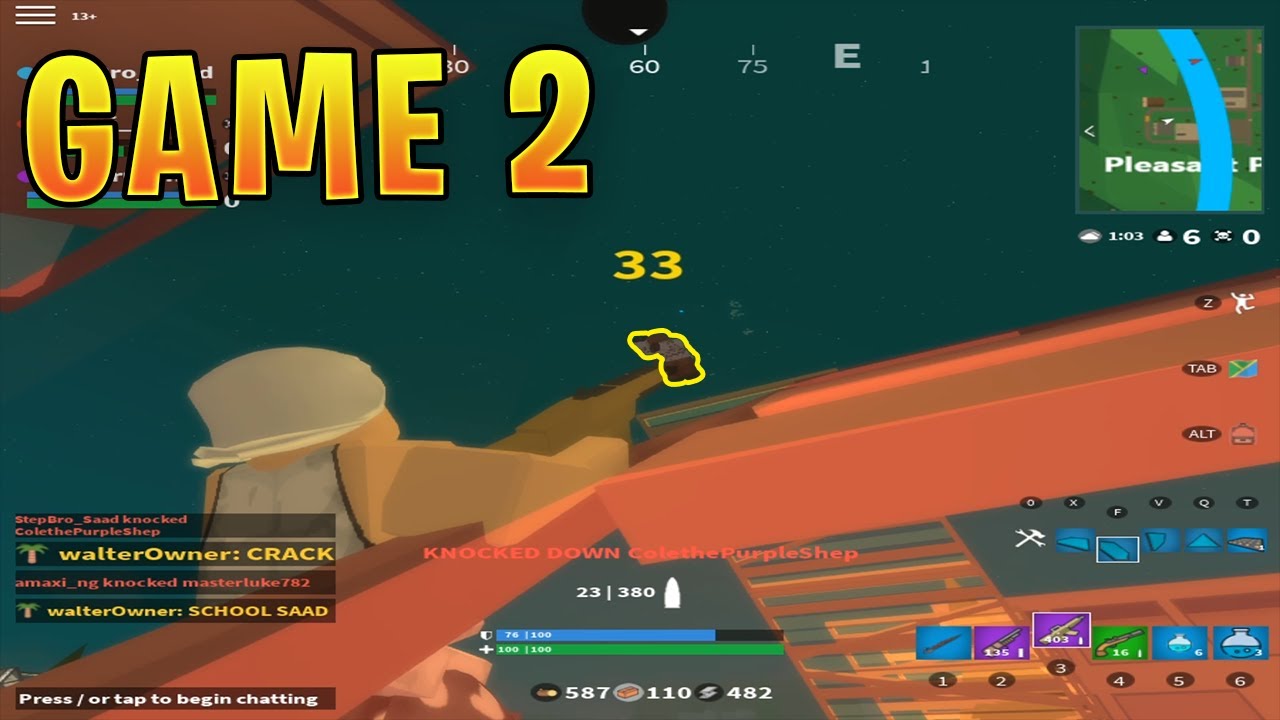 3v3 Tournament Game 2 - Roblox Island Royale