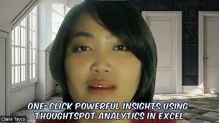 One-Click Powerful Insights using ThoughtSpot Analytics in Excel