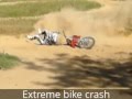 Moto super cross bike crash  very funny highside slowmotion