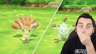 2 EPIC SHINY REACTIONS! Shiny Vulpix and Shiny Mankey!